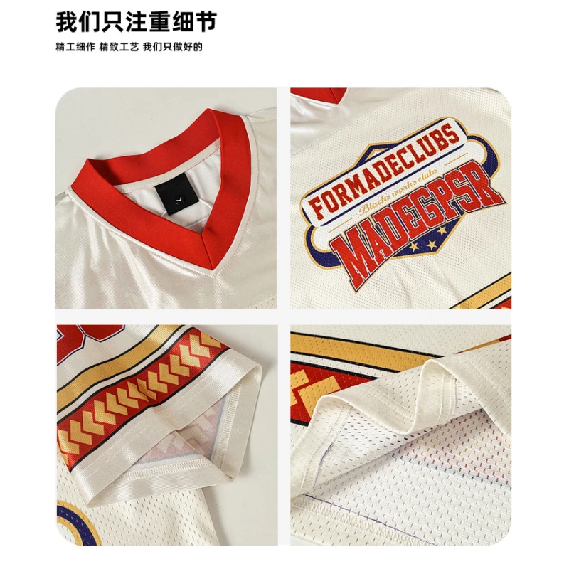 TTgarment Men‘s Baggy Mesh Jersey Shirts T-shirt Tags Logo BMS002