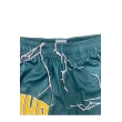 TTgarment  High-street style color-blocked printed mesh athletic shorts, loose and casual five-quarter length pants    U446