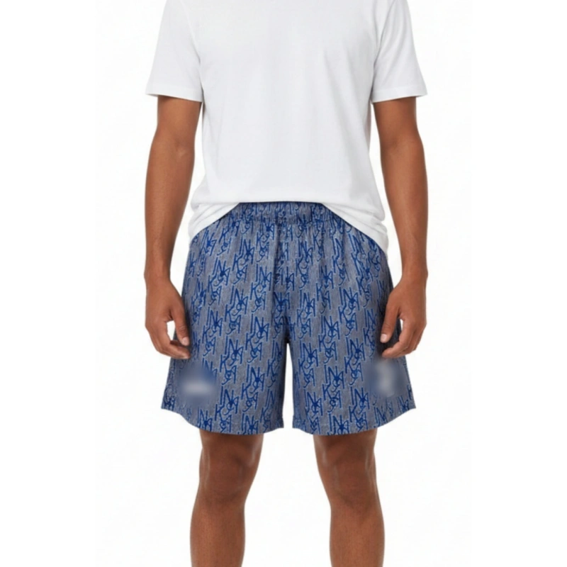 TTgarment  All-over color-blocked mesh shorts, breathable fitness basketball casual pants    U447