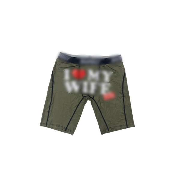 TTgarment  Army Green Print Men's Boxer Briefs, Elastic and Comfortable Mid-Rise Sports Briefs  TF084