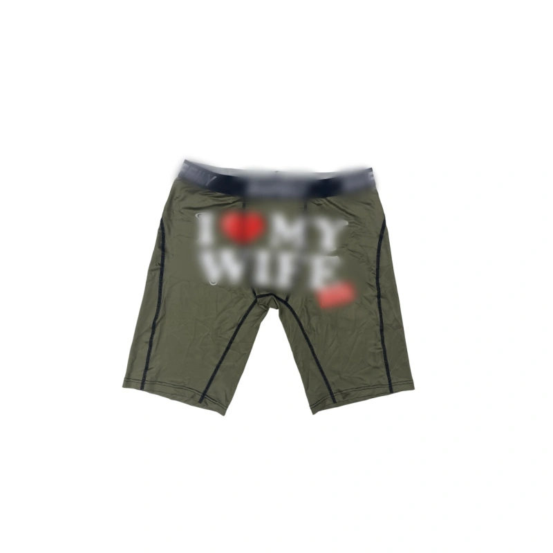TTgarment  Army Green Print Men's Boxer Briefs, Elastic and Comfortable Mid-Rise Sports Briefs  TF084