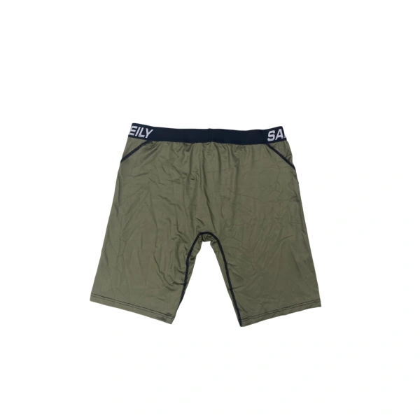 TTgarment  Army Green Print Men's Boxer Briefs, Elastic and Comfortable Mid-Rise Sports Briefs  TF084