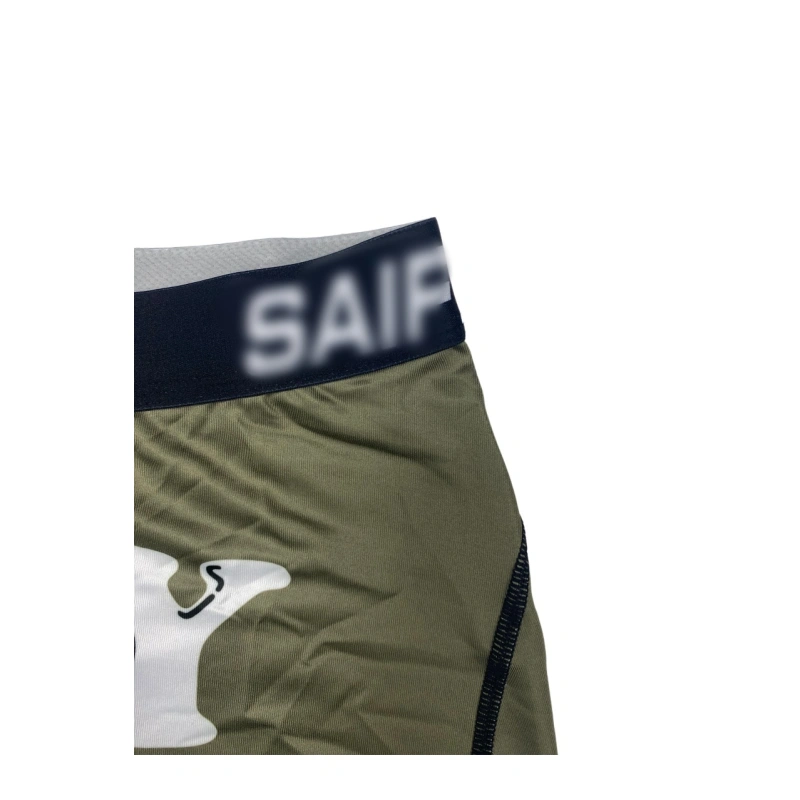 TTgarment  Army Green Print Men's Boxer Briefs, Elastic and Comfortable Mid-Rise Sports Briefs  TF084