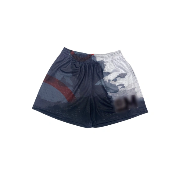 TTgarment  American-style camouflage gradient mesh athletic shorts, breathable, loose-fitting, casual basketball shorts.  U445
