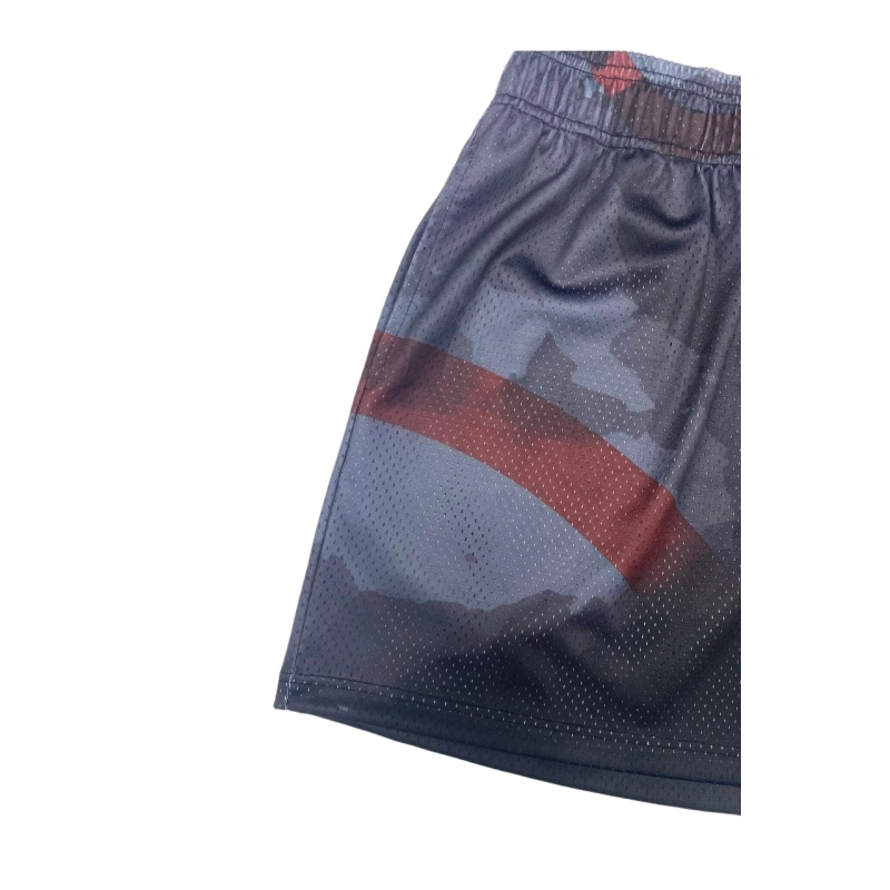 TTgarment  American-style camouflage gradient mesh athletic shorts, breathable, loose-fitting, casual basketball shorts.  U445