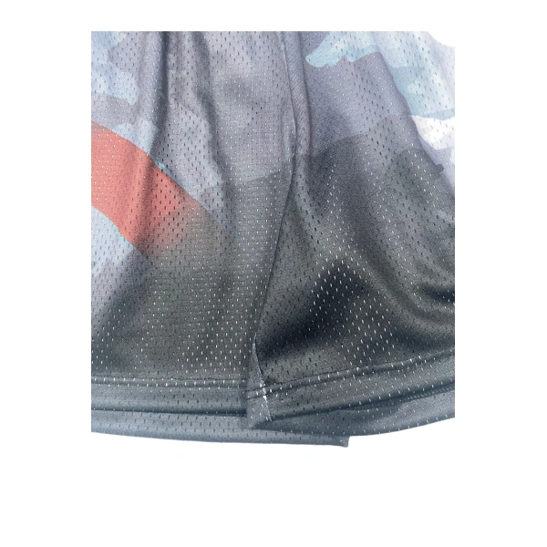 TTgarment  American-style camouflage gradient mesh athletic shorts, breathable, loose-fitting, casual basketball shorts.  U445