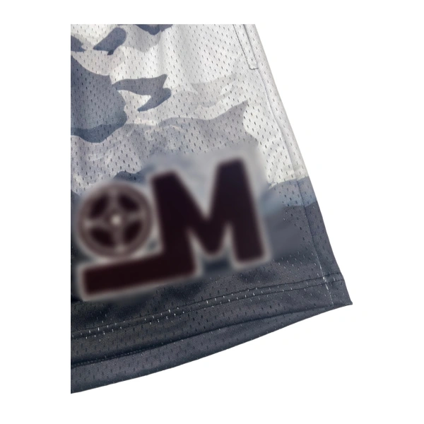 TTgarment  American-style camouflage gradient mesh athletic shorts, breathable, loose-fitting, casual basketball shorts.  U445