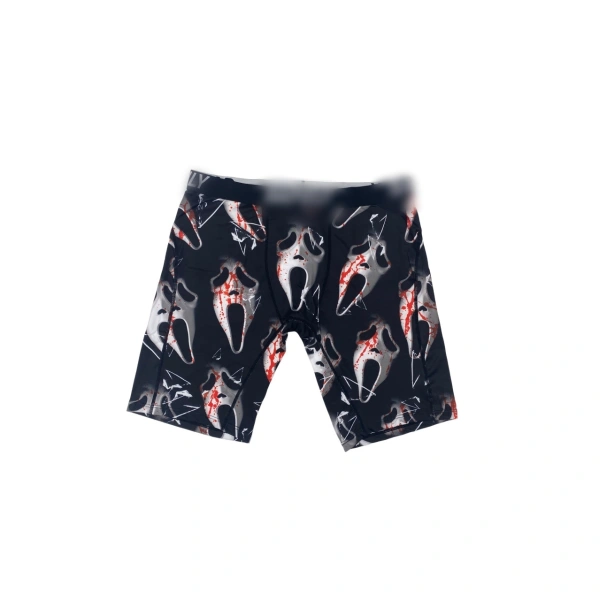 TTgarment  Dark-style printed men's boxer briefs, unique, breathable, mid-rise athletic shorts   TF085