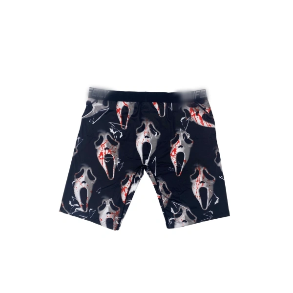TTgarment  Dark-style printed men's boxer briefs, unique, breathable, mid-rise athletic shorts   TF085