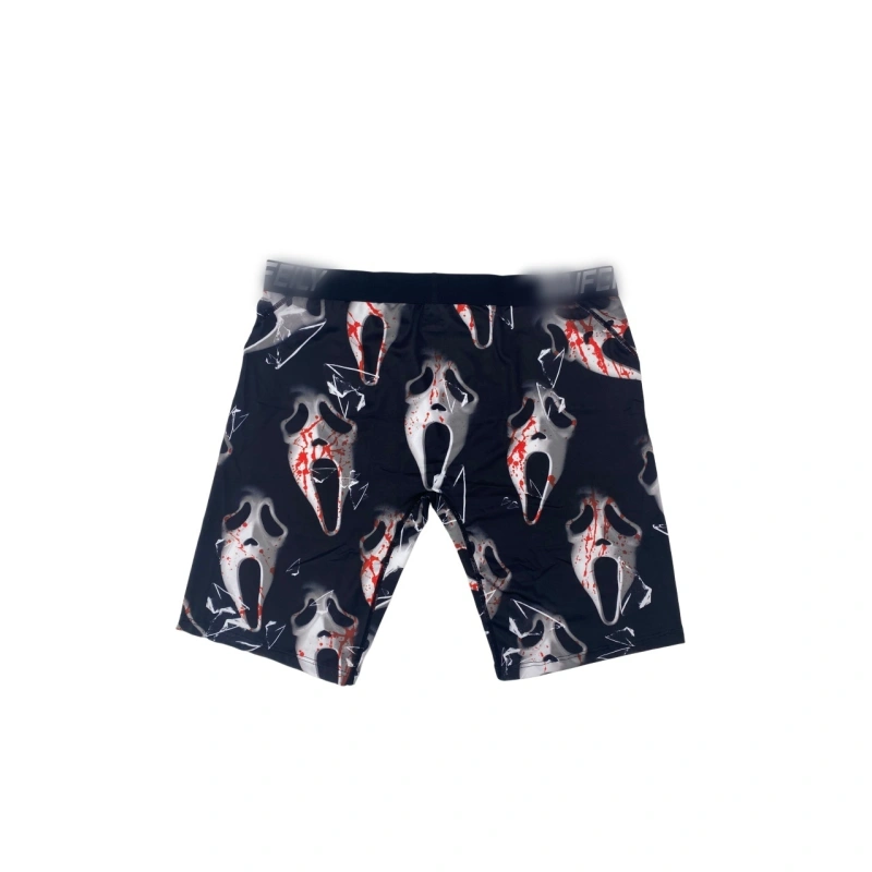 TTgarment  Dark-style printed men's boxer briefs, unique, breathable, mid-rise athletic shorts   TF085