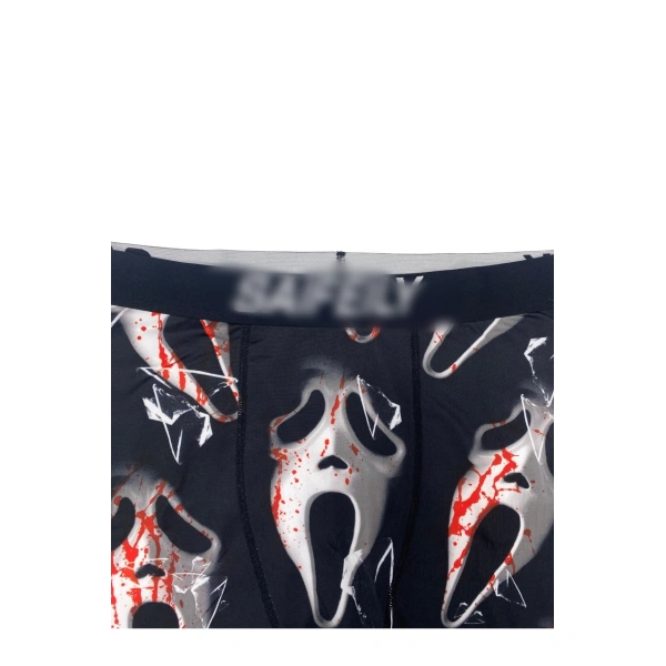 TTgarment  Dark-style printed men's boxer briefs, unique, breathable, mid-rise athletic shorts   TF085