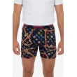 TTgarment  Men's swim trunks with colorful chain print, quick-drying, stretchy, mid-rise, boxer briefs  TF086