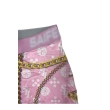 TTgarment  Pink floral chain men's boxer briefs, unique and breathable sports swim trunks  TF087