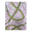 TTgarment  Pink floral chain men's boxer briefs, unique and breathable sports swim trunks  TF087
