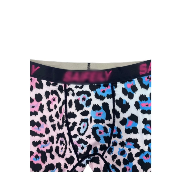 TTgarment Gradient leopard print men's swim trunks, ice silk quick-drying breathable sports boxer shorts  TF088