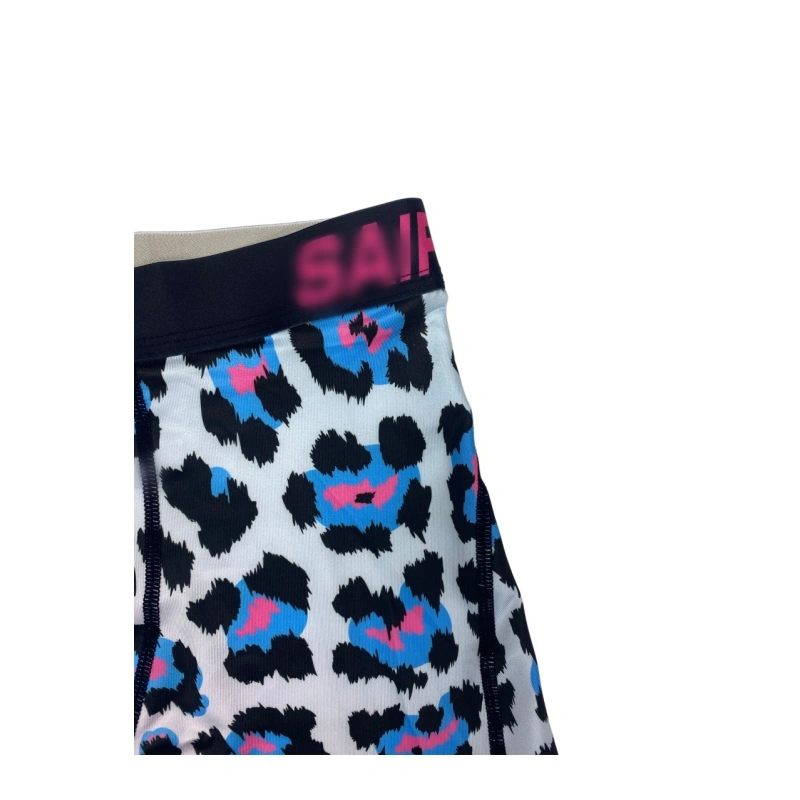 TTgarment Gradient leopard print men's swim trunks, ice silk quick-drying breathable sports boxer shorts  TF088