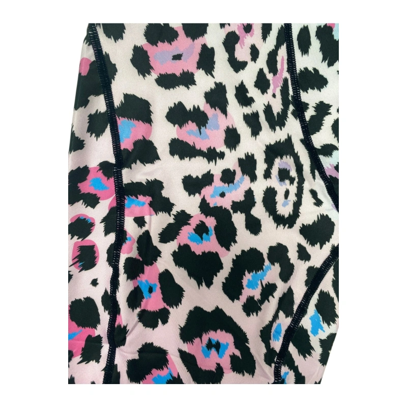 TTgarment Gradient leopard print men's swim trunks, ice silk quick-drying breathable sports boxer shorts  TF088