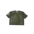 TTgarment  Green summer American style mesh V-neck cropped T-shirt, street style printed hot girl top  T1211