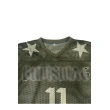 TTgarment  Green summer American style mesh V-neck cropped T-shirt, street style printed hot girl top  T1211