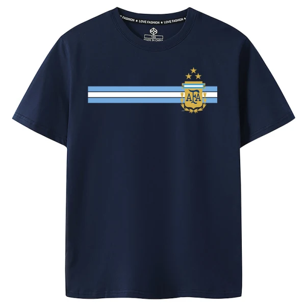 TTgarment Custom Football Print Short Sleeve T-Shirt  WCA004