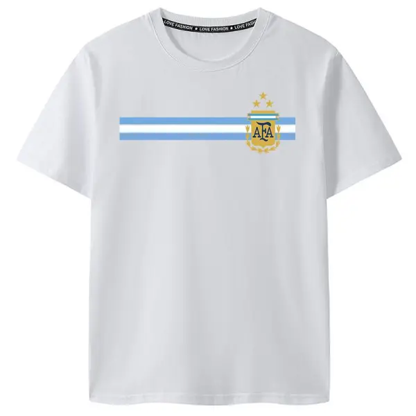 TTgarment Custom Football Print Short Sleeve T-Shirt  WCA004