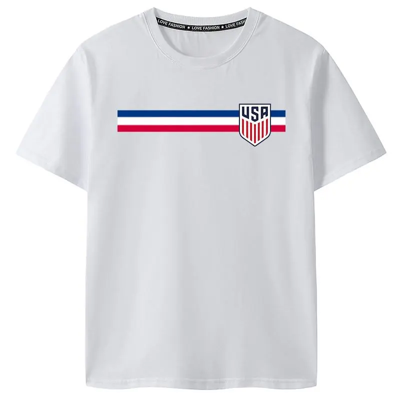 TTgarment Custom Football Print Short Sleeve T-Shirt  WCA004