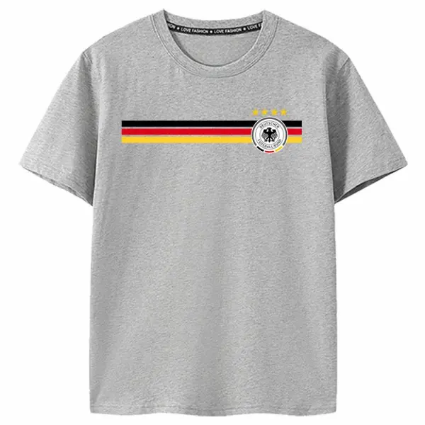 TTgarment Custom Football Print Short Sleeve T-Shirt  WCA004-2