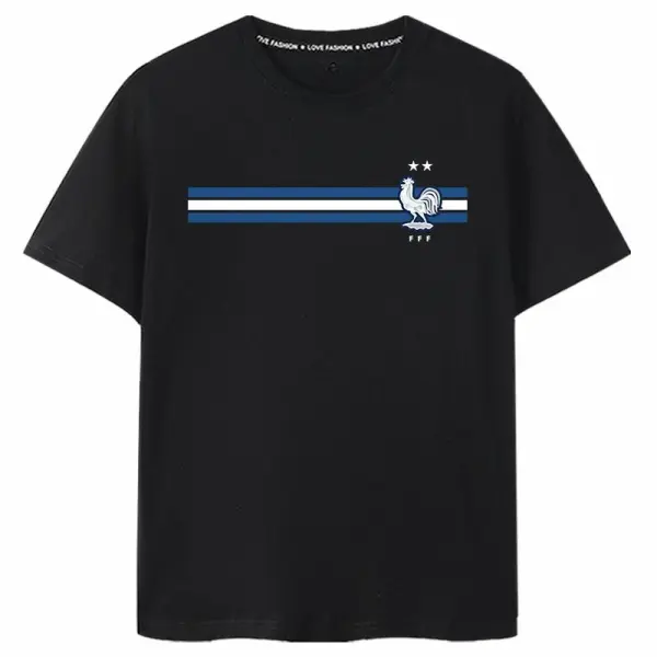 TTgarment Men's T-shirts Casual Short Sleeve Fan Streetwear Unisex Gym Sports Bapees WCA004-3