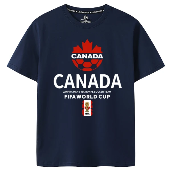 TTgarment Custom Logo Men's T-shirts Football Short Sleeve Fan  WCA004-6