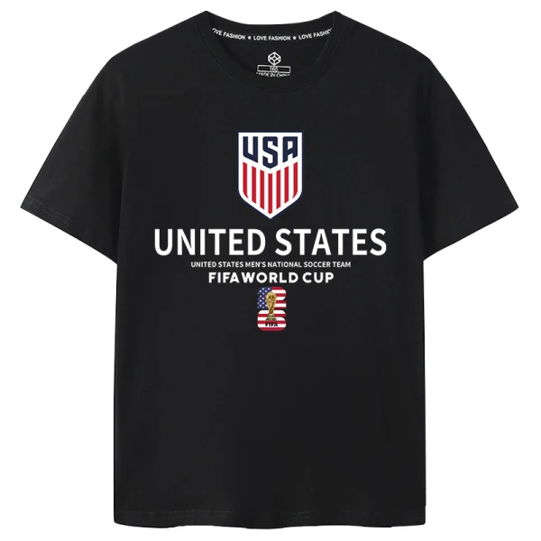 TTgarment Custom Logo Men's T-shirts Football Short Sleeve Fan  WCA004-6