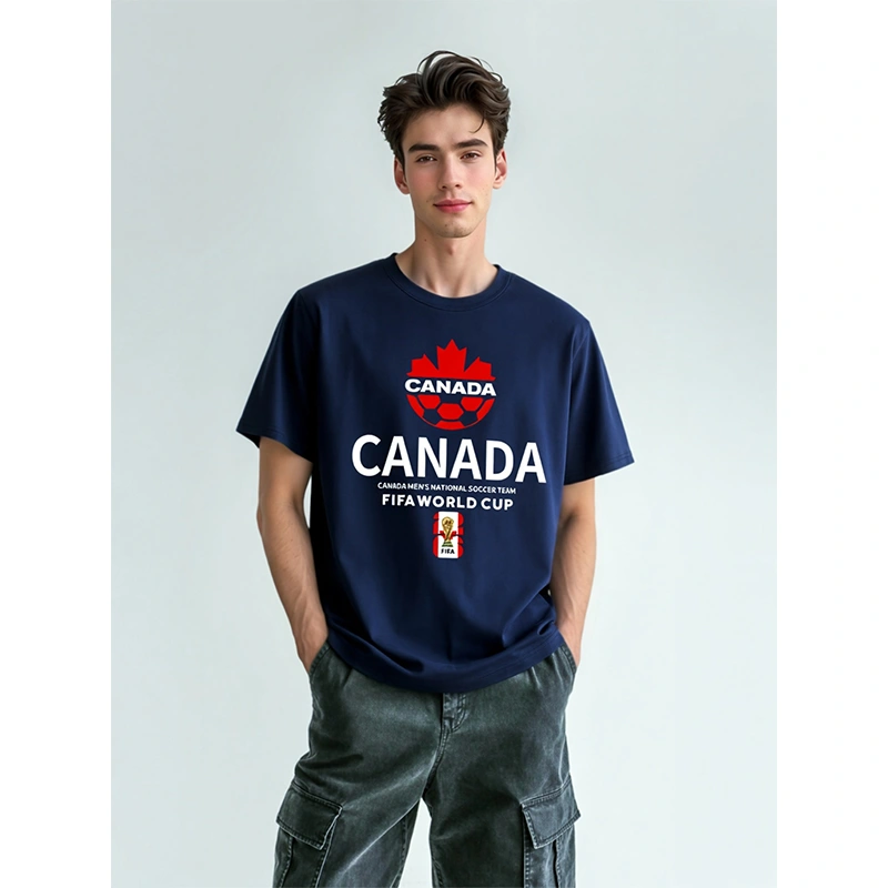 TTgarment Custom Logo Men's T-shirts Football Short Sleeve Fan  WCA004-6