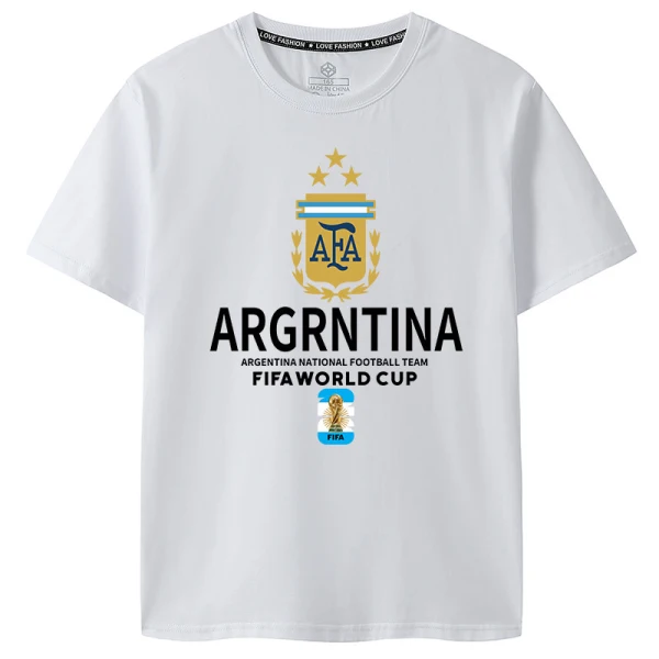 TTgarment Custom Logo Men's T-shirts Football Short Sleeve Fan  WCA004-6