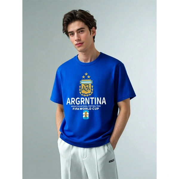 TTgarment Custom Logo Men's T-shirts Football Short Sleeve Fan  WCA004-6