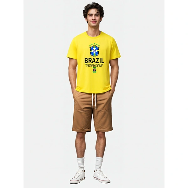 TTgarment Custom Logo Men's T-shirts Football Short Sleeve Fan  WCA004-6