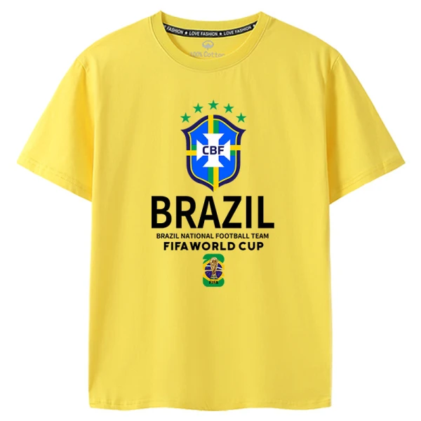 TTgarment Custom Logo Men's T-shirts Football Short Sleeve Fan  WCA004-6