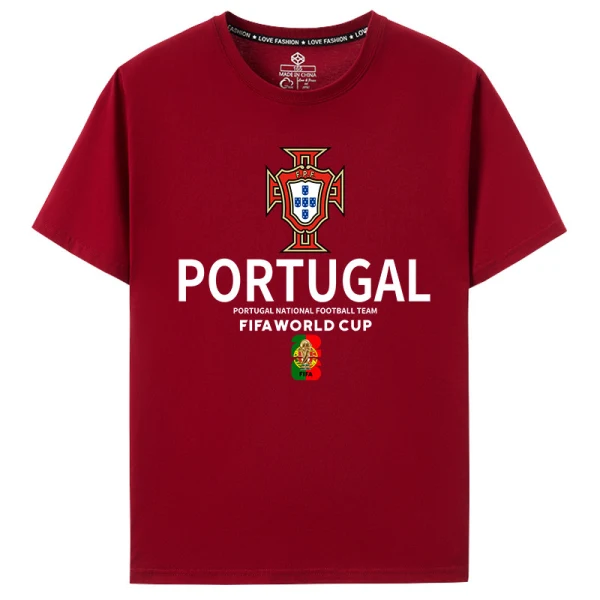 TTgarment Custom Logo Men's T-shirts Football Short Sleeve Fan  WCA004-6