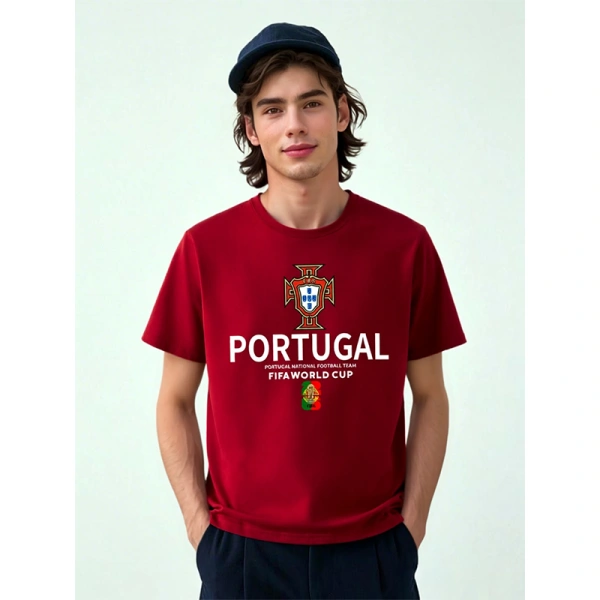 TTgarment Custom Logo Men's T-shirts Football Short Sleeve Fan  WCA004-6