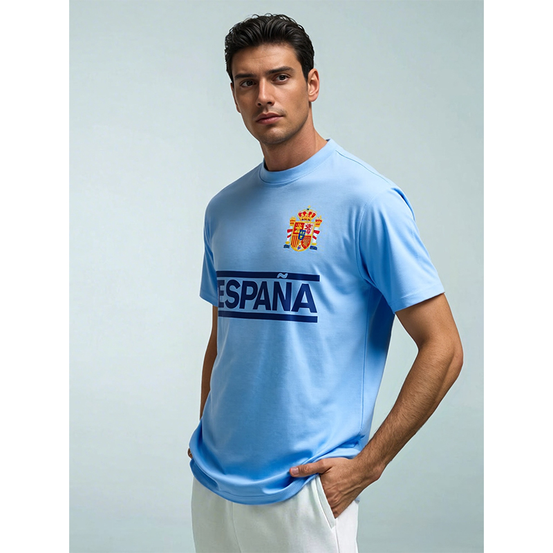 TTgarment Breathable Moisture Wicking Loose Fit O-Neck Short Sleeve Front Logo T-shirt WCA010