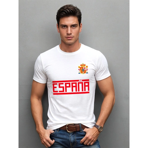 TTgarment Breathable Moisture Wicking Loose Fit O-Neck Short Sleeve Front Logo T-shirt WCA010
