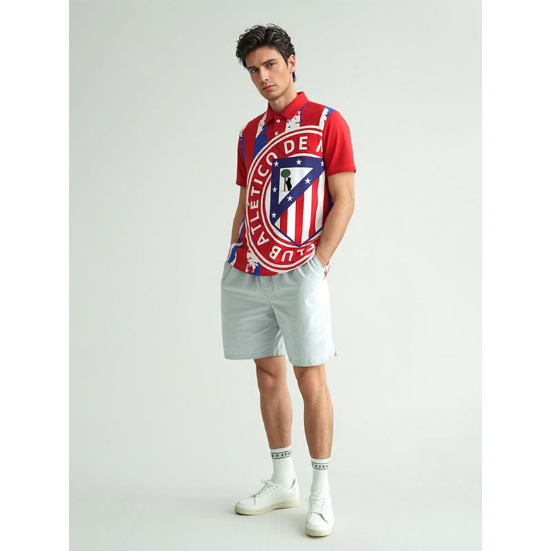 TTgarment Football Polo Shirt Printed Logo Large Size Quick-Dry Unisex Trendy Design for Men WCA009