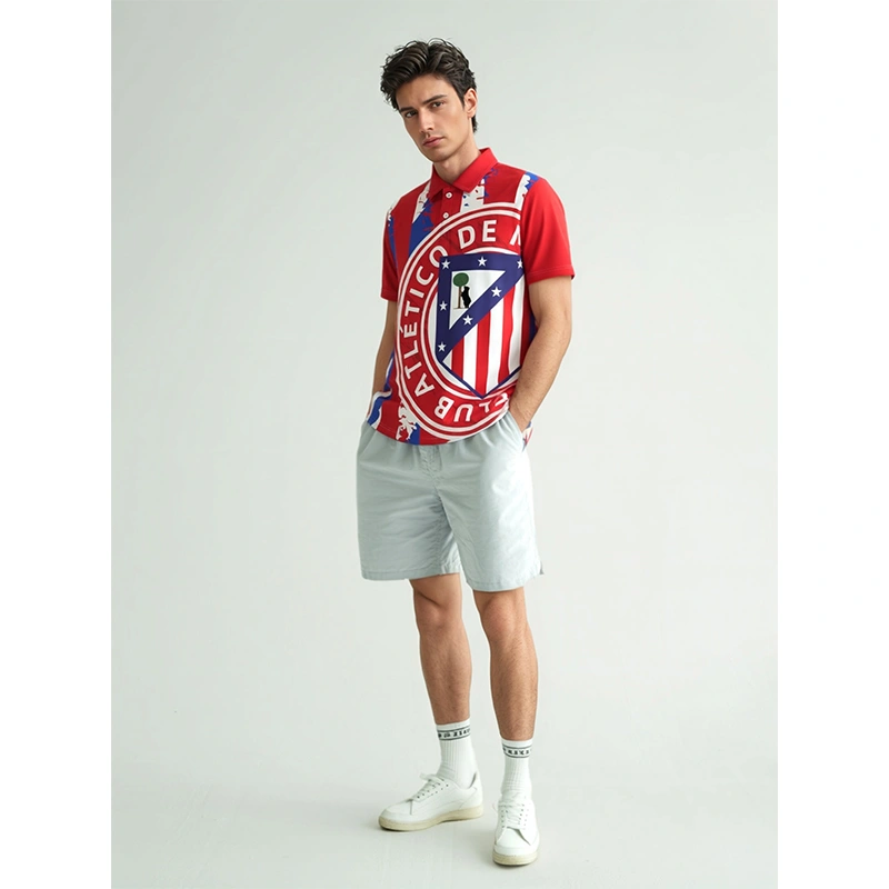 TTgarment Football Polo Shirt Printed Logo Large Size Quick-Dry Unisex Trendy Design for Men WCA009