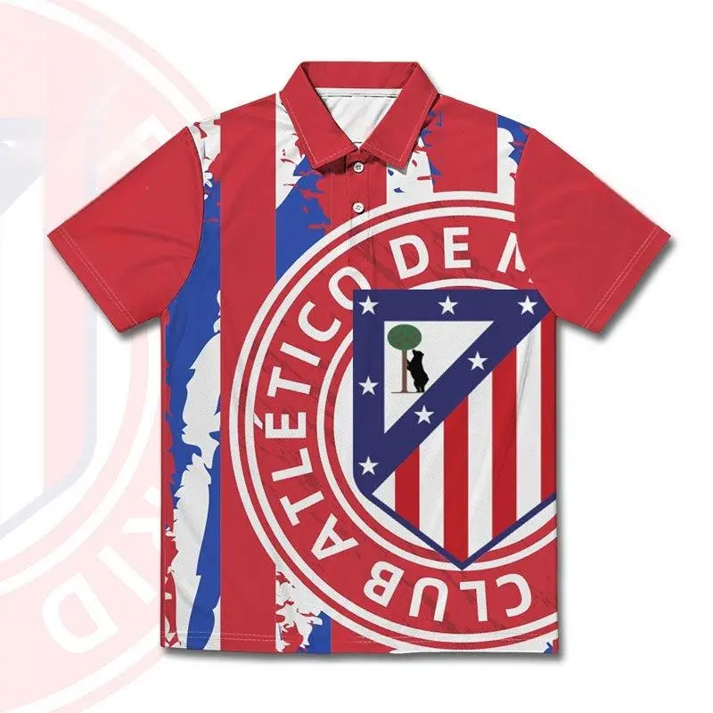 TTgarment Football Polo Shirt Printed Logo Large Size Quick-Dry Unisex Trendy Design for Men WCA009