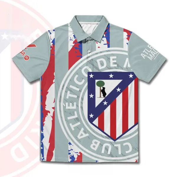 TTgarment Football Polo Shirt Printed Logo Large Size Quick-Dry Unisex Trendy Design for Men WCA009