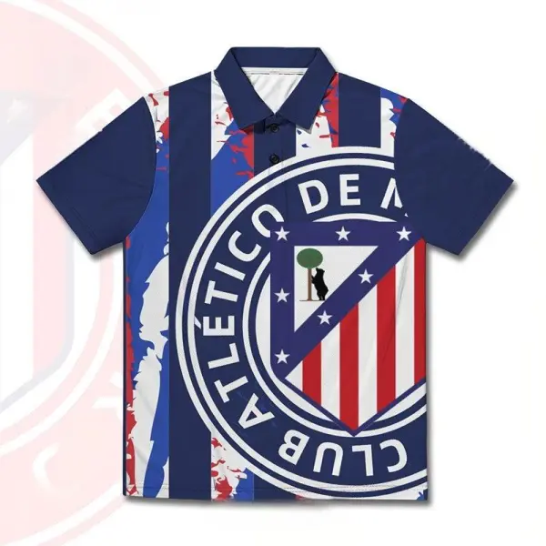 TTgarment Football Polo Shirt Printed Logo Large Size Quick-Dry Unisex Trendy Design for Men WCA009