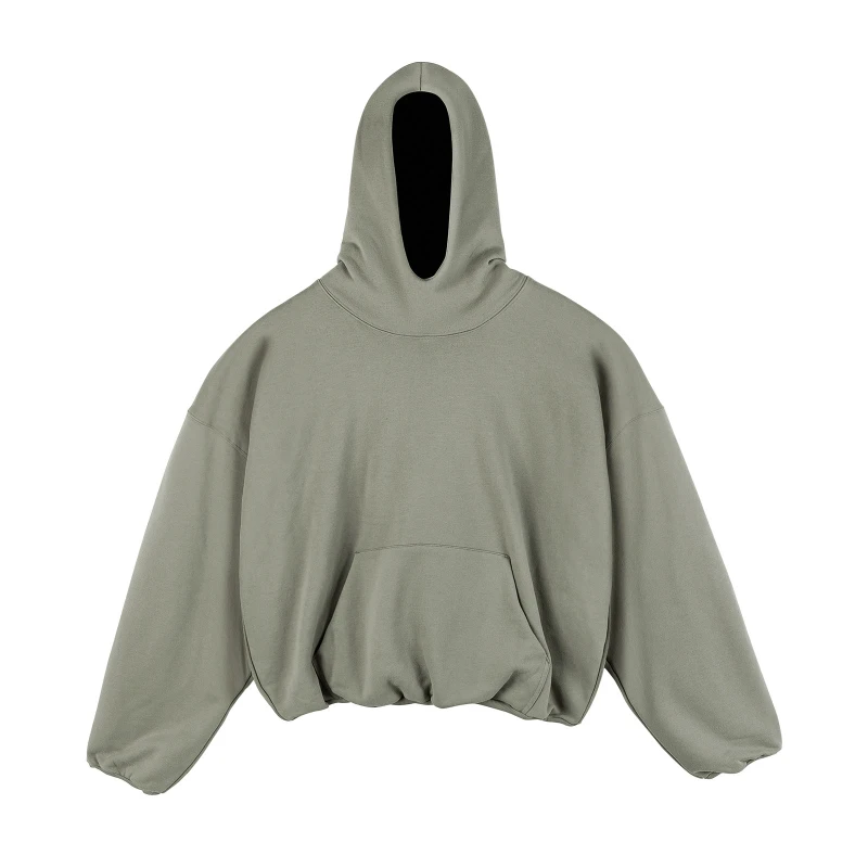 TTgarment Custom Green  Men's Baggy Hoodie Drop Shoulder Hoodies BGS008-1