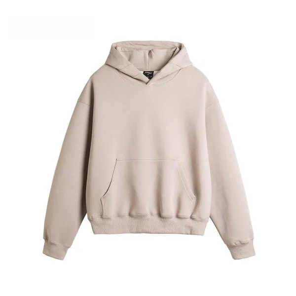 TTgarment Baggy Blue Washed Distressed Hooded Sweatshirt for Unisex BGS006-1