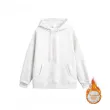 TTgarment Baggy Blue Washed Distressed Hooded Sweatshirt for Unisex BGS006-1