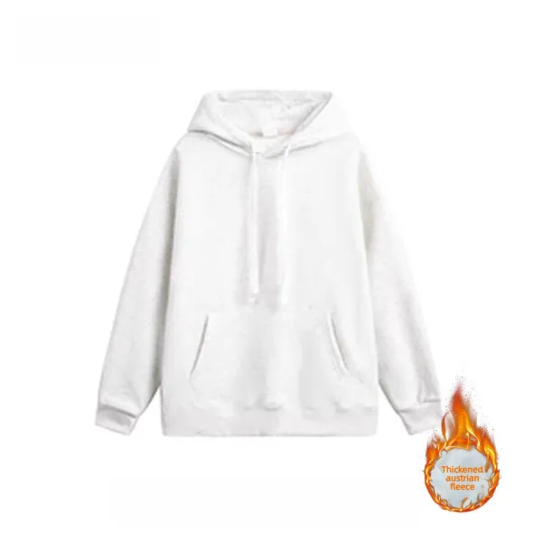 TTgarment Baggy Blue Washed Distressed Hooded Sweatshirt for Unisex BGS006-1