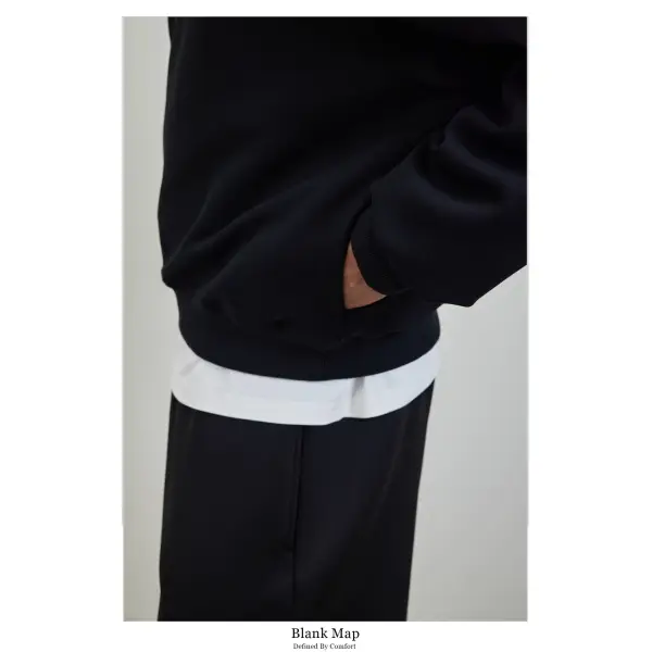 TTgarment Custom Logo Men's Baggy Hoodie Drop Shoulder Hoodies BGS007