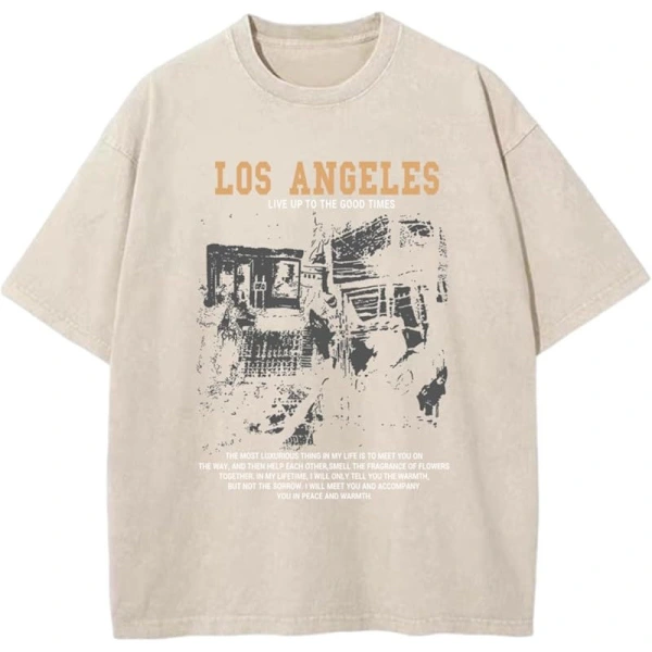 TTgarment Custom Made Washed Distressed 230g Oversized Graphic T-shirts GPT001